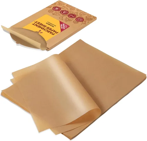 Vista 10 de Katbite 265 hojas de papel pergamino de 10 x 15 pulgadas, papel de hornear sin blanquear resistente, precortado y a prueba de aceite, perfecto
