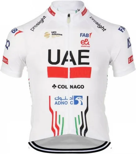Vista 5 de Pro Team UAE Black Cycling Jersey for Men,Short Sleeve Quick Dry Bike Shirt 23negro EAU