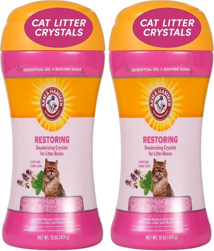 Vista 7 de Arm & Hammer Cristales Perfumados para Cajas de Arena para Mascotas, Manzanilla Calmante, Calma el Estado de Ánimo con Cada Uso; Cristales