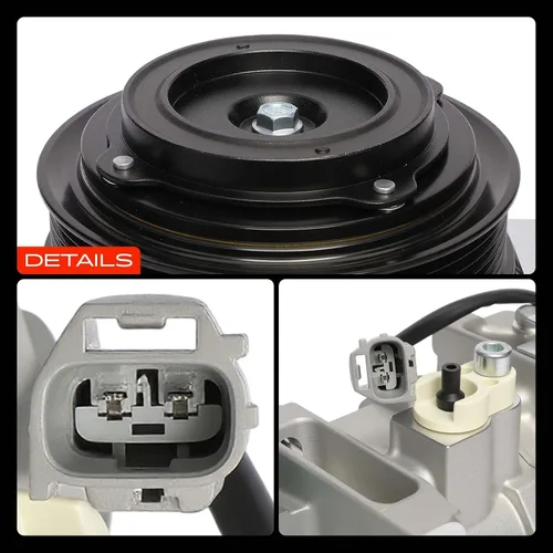 Vista 9 de A-Premium Compresor de aire acondicionado de CA con embrague compatible con Chrysler 300 2014-2023 y Dodge Charger 2014-2023, Challenger 2015-2023