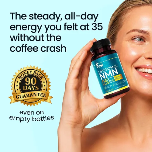 Vista 6 de NMN liposomal de 750 mg por porción (500 mg NMN + 250 mg de TMG) – Suplemento de mononucleótido de nicotinamida de absorción mejorada – Soporte