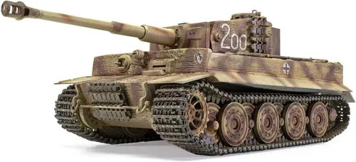 Vista 7 de Airfix WWII Tiger-1 Versión tardía 1:35 Tanque Militar Modelo de Plástico Kit A1364