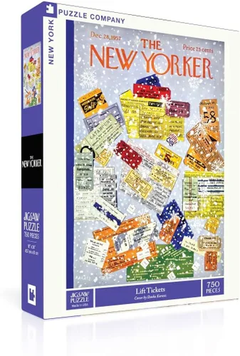 Vista 6 de New York Puzzle Company - Tienda de esquí New Yorker - Rompecabezas de 750 piezas Tienda de esquí 750 piezas