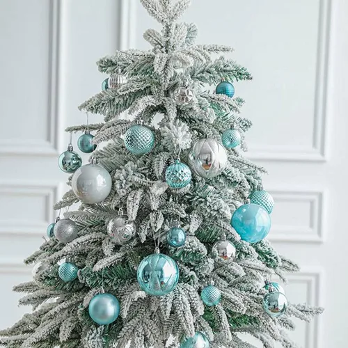 Vista 3 de 30 bolas de Navidad de 1.18 pulgadas para árbol de Navidad, decoración de Navidad inastillable, bolas de árbol de Navidad para decoración de bodas