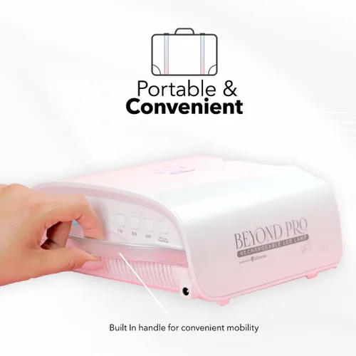 Vista 7 de Lámpara de uñas UV KIARA SKY, lámpara de uñas LED, secador de uñas inalámbrico y recargable, luz UV de curado Flash para esmalte de uñas de gel