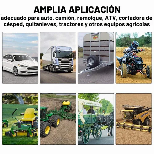 Vista 5 de Kit de surtido de 6 piezas de pasadores de chaveta 7/16 con anillo, pasador de chaveta resistente para tractores agrícolas, remolques, cortacésped