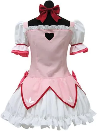 Vista 3 de Anime Homura Cosplay Costume Uniform Dress Halloween Outfit