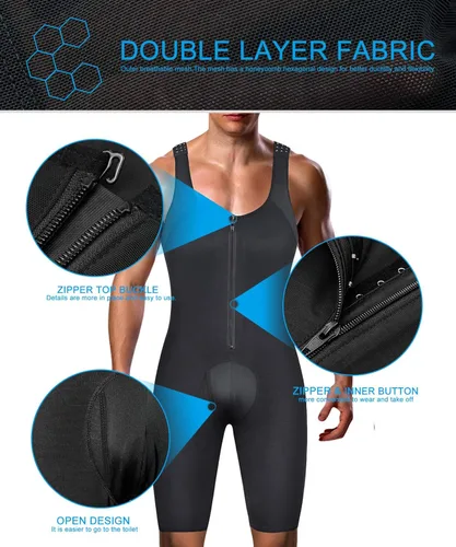 Vista 2 de DoLoveY - Body de compresión para hombre