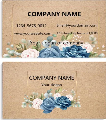 Vista 17 de Diseños de tarjetas de visita personalizables con logotipo y foto, 200/500 piezas, 3.5 x 2 pulgadas, añade texto fotográfico, imprime tus propias