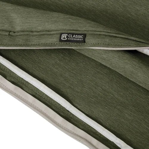 Vista 9 de Classic Accessories Montlake FadeSafe - Juego de cojines resistentes al agua para patio, 23 x 23 x 5 pulgadas (asiento), 21 x 20 x 4 pulgadas