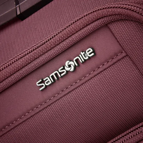 Vista 5 de Samsonite Lineate DLX Softside - Equipaje expandible con ruedas giratorias, Merlot, Merlot, Lineate Dlx Softside - Equipaje expandible con ruedas