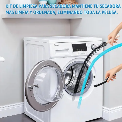 Vista 6 de WE03X23881 Kit de reemplazo de filtro de pelusa para secadora GE, con manguera de vacío