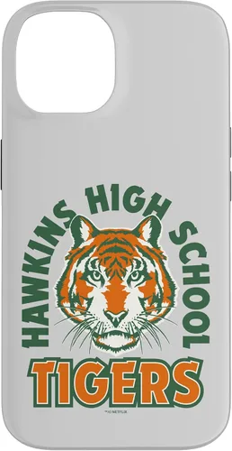 Vista 4 de Funda con logotipo de Stranger Things Hawkins High School Tigers para iPhone 16