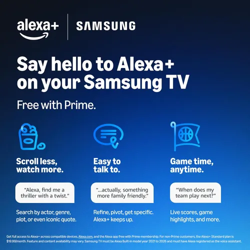 Vista 15 de Samsung Serie OLED 4K S85F de 55 pulgadas, Vision AI Smart TV (modelo 2025, 55S85F) sonido de seguimiento de objetos Lite con Dolby Atmos