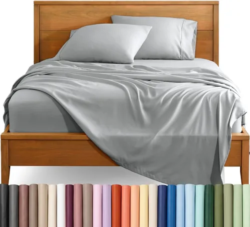 Vista 61 de Bare Home Juego de Sábanas Twin - Sábanas de Cama de Microfibra Ultra-Suave 1800 - Doble Cepillado - Bolsillos Profundos - Ajuste Fácil - Extra