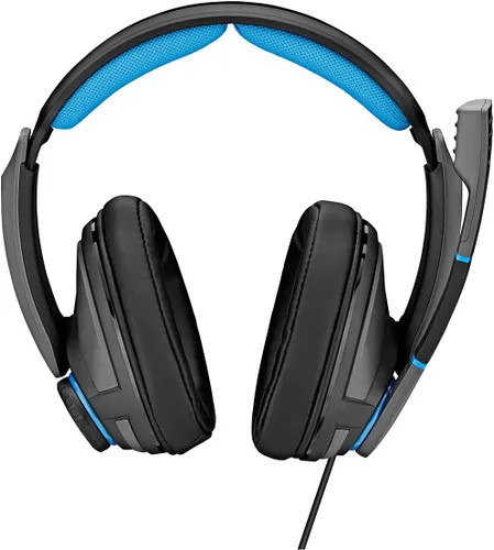 Vista 5 de EPOS Sennheiser GSP 300 - Auriculares para juegos con micrófono con cancelación de ruido, abatibles para silenciar, cómodas almohadillas de espuma