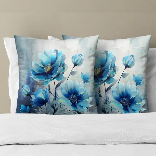 Vista 25 de Giwawa Juego de 2 fundas de almohada decorativas con diseño floral de girasol de 16 x 16 pulgadas, fundas de cojín decorativas para el hogar, sofá