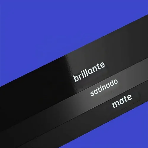 Vista 4 de Envoltura de vinilo negro brillante, Upromax™ fabricada con 3M 2080 Chrome Delete 4in x 5ft
