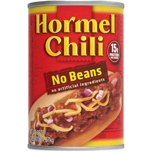 Vista 10 de Chili picante HORMEL sin frijoles, sin ingredientes artificiales, 15 oz