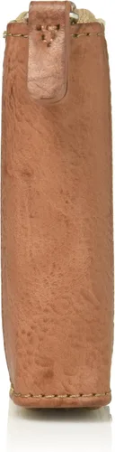 Vista 3 de Buxton Expedition II Huntington Cartera de lona con bloqueo RFID y cremallera para hombre, Beige Bronceado