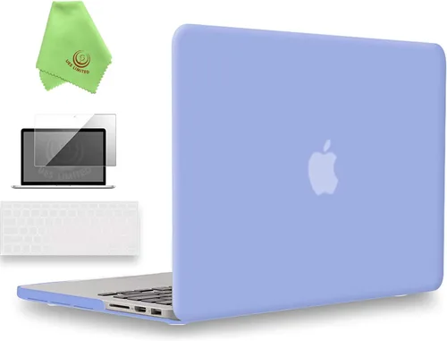 Vista 15 de UESWILL Funda rígida mate 3 en 1 compatible con MacBook Pro (Retina, 13 pulgadas, finales de 2012/2013/2014/principios de 2015), modelo A1425 / Negro