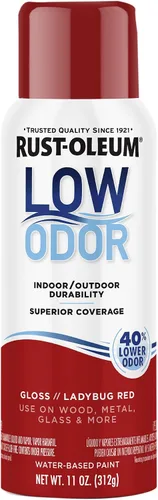 Vista 55 de Rust-Oleum - Pintura en aerosol prémium de bajo olor, gris ancla brillante Olor 40% menor que las pinturas en aerosol tradicionales, durabilidad