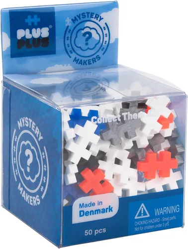 Vista 3 de Plus Plus Juego de 3 creadores de misterio – Robots, paquete 1 – Juguete de construcción de construcción de tronco de construcción entrelazado mini