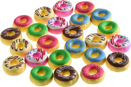 Vista 8 de Borradores de galletas para niños, 12 piezas 3D lindo rompecabezas de comida, mini borrador de galletas, divertido borrador de escritorio
