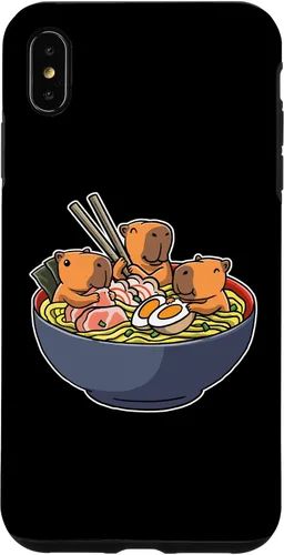 Vista 11 de Capybara Eating Ramen Funda para iPhone 17