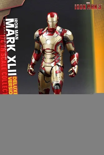 Vista 7 de Hot Toys Marvel Iron Man 3 Iron Man Mark XLII Figura de escala de 1/4 cuarto (versión de lujo)