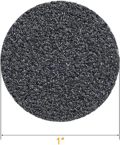 Vista 3 de uxcell Disco de lijado de gancho y bucle de 1 pulgada de carburo de silicio húmedo/seco grano 60/100/150 surtido 60 piezas Silicon Carbide