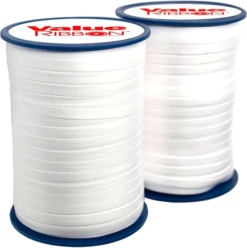 Vista 14 de Value Ribbon - Cinta rizadora prensada, 3/16 pulgadas x 500 yardas para envoltura de regalos, manualidades, proyectos de arte y decoraciones de Azul