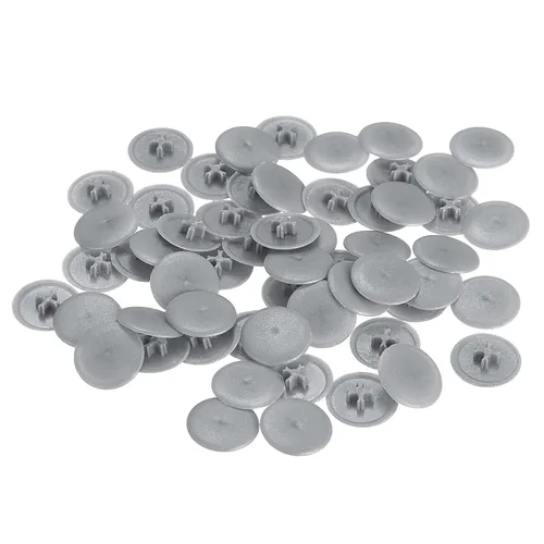 Vista 8 de uxcell Cubiertas de tapa de rosca, 80 piezas de 0.657 x 0.169 in de plástico para tornillos de rosca Phillips Cam Tornillo autorroscante, marrón café