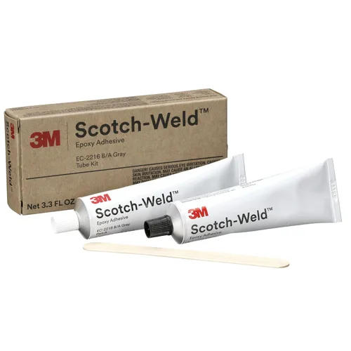 Vista 8 de 3M Scotch-Weld Adhesivo epoxi 2216, gris, parte B/A, kit, 128 fl oz (3.78 L) Resistente al calor, versátil
