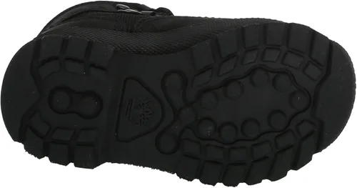 Vista 4 de Timberland Botas de senderismo Euro Hiker Mid con cordones para niño Negro (black Nubuck)