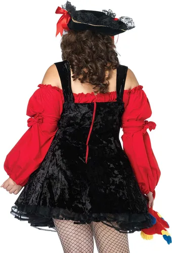 Vista 3 de Leg Avenue Vixen - Disfraz de pirata para mujer