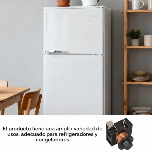 Vista 4 de Reemplazo de relé de compresor de bobina de 375 W para refrigerador de 1/2 HP, accesorios de refrigerador, paquete de 3