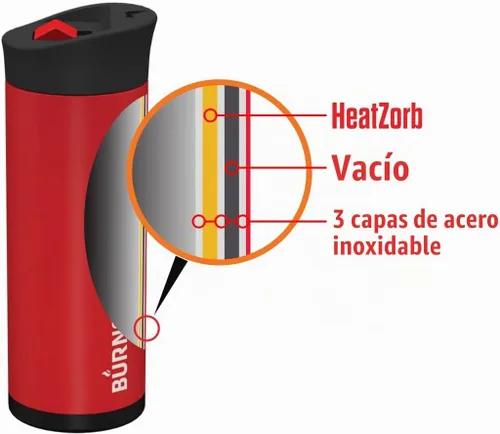 Vista 9 de BURNOUT Taza Inteligente Reguladora de Temperatura de 16 oz. - Nueva Tapa Pop Superior (Negro)
