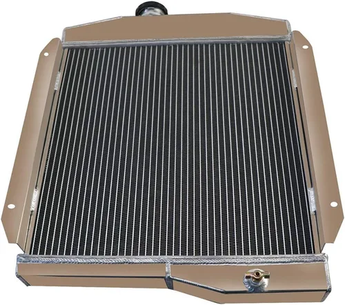 Vista 6 de ALLOYWORKS Radiador de aluminio de 3 filas para Jeep CJ3 CJ5 CJ6 Willys 1955-1971 All Aluminum Radiator. Superior cooling performance. Long