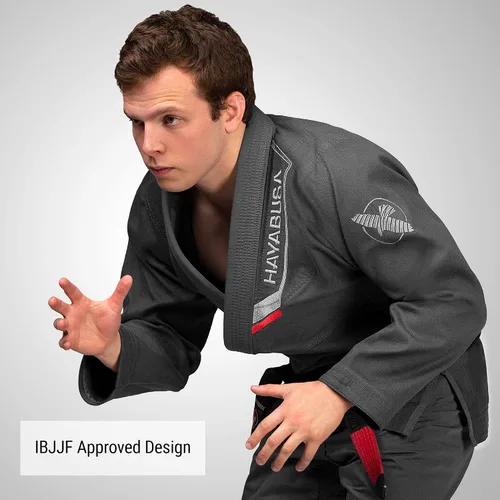 Vista 3 de Hayabusa Jiu Jitsu Gi de tejido perlado ultraligero