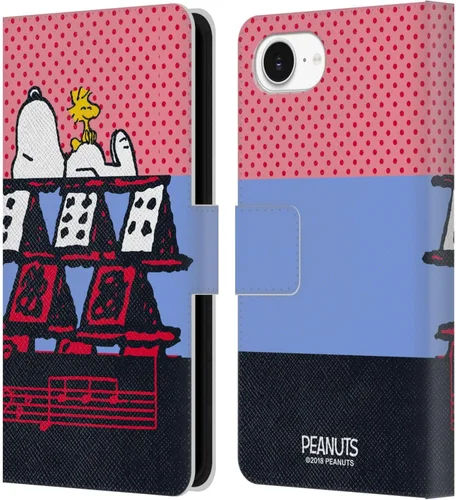 Vista 168 de Head Case Designs Peanuts Charlie & Woodstock Nap Halfs and Laughs - Funda de piel tipo cartera con licencia oficial compatible con Apple iPhone 11