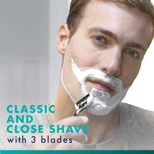 Vista 5 de Gillette Mach3 Maquinilla de afeitar para hombres, 1 mango de afeitar + 2 repuestos de cuchilla
