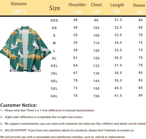 Vista 2 de Cárdigan Harajuku Haori Yukata Chinoiserie con estampado de rayas 2022