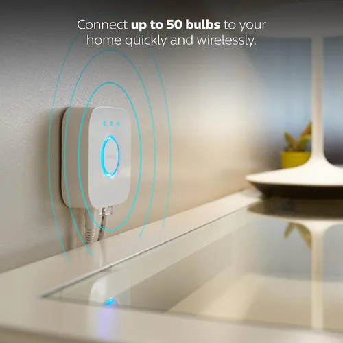 Vista 10 de Philips Hue Puente inteligente (Modelo Antiguo, compatible con Amazon Alexa, Apple HomeKit y Google Assistant).