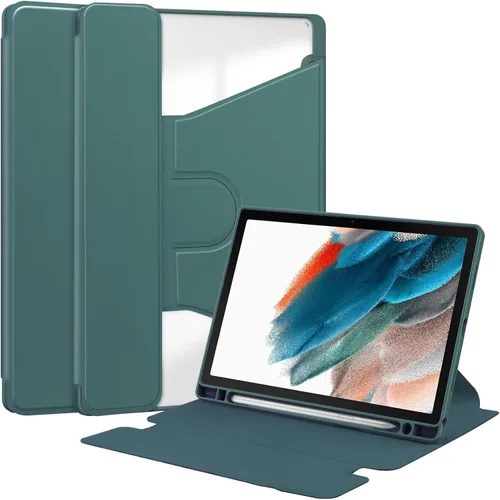 Vista 11 de Funda de tableta para Samsung Galaxy Tab A8 10.5 X200 X205 X207 (versión 2022), ligera funda de cuero con soporte folio de 360 grados compatible
