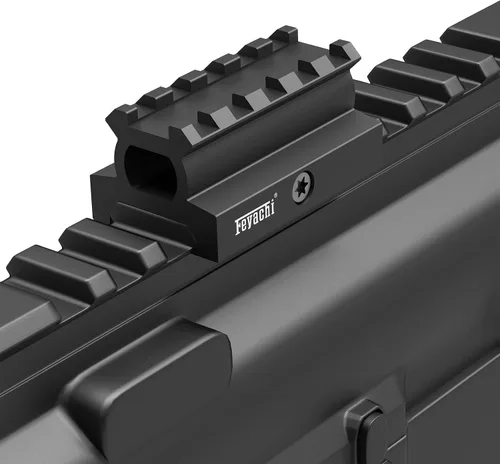 Vista 5 de Feyachi Picatinny Rail Riser Mount, 0.75"/0.83"/0.95"/1" High,3 Slots/5 Slots Riser Mount for Red Dot Sight