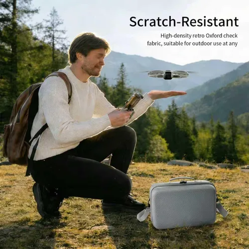Vista 7 de NEO 2 - Funda rígida impermeable para accesorios DJI Neo 2, bolsa de almacenamiento de viaje para DJI Neo 2 Fly More Combo, compatible con control