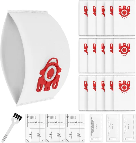 Vista 9 de Bolsas de polvo 3D Airclean de repuesto para aspiradora Miele FJM Compact
