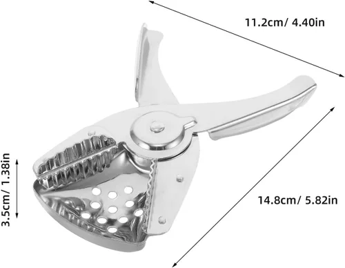 Vista 2 de DOITOOL Exprimidor de cítricos de acero inoxidable Prensa manual de frutas Exprimidor de limón y naranja, extractor de jugo de mano para uso