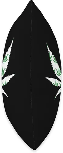 Vista 2 de 420 Marihuana Blatt Cannabis Kiffer Hanf Weed Grass Cannabis Lovers - Almohada de hoja de cáñamo, 16 x 16 pulgadas, multicolor